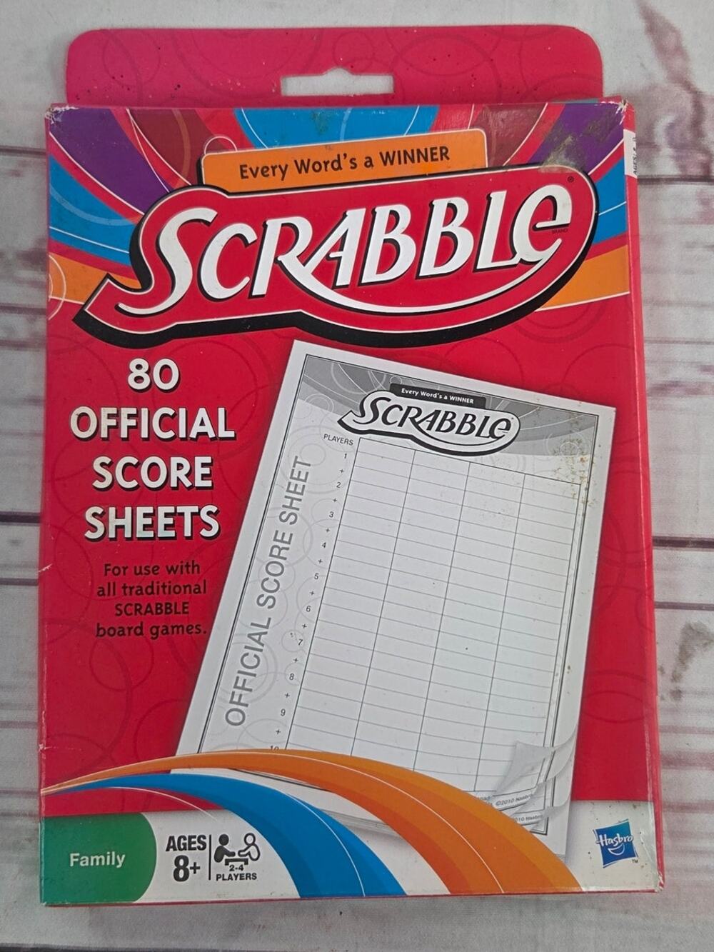 Scrabble 80 Official Score Sheets (New Sealed)